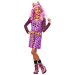 Rubie's 1000675XS000 Clawdeen Wolf Child Costume Monster High Kids Fancy Dress, Girls, Multicoloured, 5-6 Years
