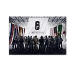 ZHENGDONG Rainbow Six Siege Six Poster Poster Decorative Painting Canvas Wall Art Living Room Posters Bedroom Painting 16x24inch(40x60cm)