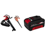 Einhell Power X-Change 18V Cordless Leaf Blower And Vacuum & Power X-Change 18V, 4.0Ah Lithium-Ion Battery - Universally Compatible With All PXC Power Tools And Garden Machines