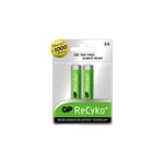 Batterier 2-pack - GP ReCyko AA