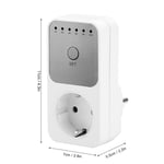 Smart Control Countdown Timer Switch Kitchen Auto Shut off Outlet Plug-in Socket