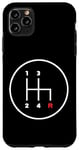 Coque pour iPhone 11 Pro Max Pommeau de levier de vitesse manuel pour voiture (4 vitesses)