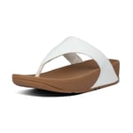 FitFlop Lulu White Leather Ladies Sandal