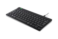 R-Go Ergonomic Keyboard Compact break - tastatur - AZERTY - belgisk - sort Indgangsudstyr