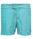 Nike ACG Womens Turn Up Button Shorts Casual Summer Light Blue 2442976 400 DD71 Textile - Size 8 UK
