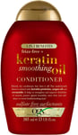 OGX Anti Frizz Keratin Smoothing Oil 5 in 1 Sulfate Free Hair Conditioner, 385m