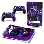 Autocollant Stickers de Protection pour Console Sony PS5 Edition Standard - - Fortnite (TN-PS5Disk-4350)