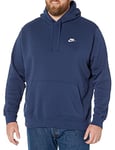 Nike M NSW Club Hoodie PO BB Sweat-Shirt Homme Midnight Navy/Midnight Navy/(White) FR: 4XL (Taille Fabricant: 4XL)