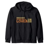 Cat Dog Owner I Smell Unconditional Love And The Litter Box Zip Hoodie