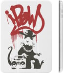 Banksy Mouse Ipad Case 2020 Matériau Tpu Résistant Aux Chocs Réglage Automatique De L'angle De Veille/Réveil Mignon Housse De Protection Transparente 10.2in