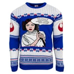 Star Wars Official Princess Leia Christmas Jumper - Multi - UK L/US M - Multi