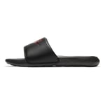 Nike Victori One Men's Slides BLACK/UNIVERSITY RED-BLACK, storlek 48½