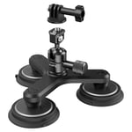 SmallRig 4468 Triple Magnetic Suction Cup Mounting Support Kit for Action Camera