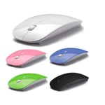 New Ultra Thin Usb Optical Wireless Mouse 2.4g Receiver Co Green One Size