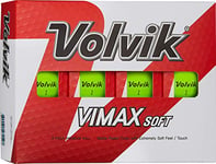Volvik Vimax Soft Green Golf Balls, Dozen