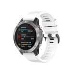 FIXED Silikonrem för Garmin QuickFit 22 mm Vit