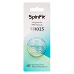 SpinFit CP1025 Lot de 2 Paires d'embouts de Rechange brevetés en Silicone de qualité médicale pour écouteurs sans Fil Jabra 75T, Galaxy Buds 2 et Plus (pour Un diamètre de buse de 4 à 5,5 mm) (L/ML)