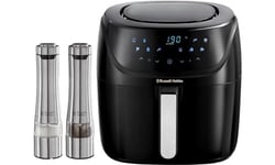 Russell Hobbs 27170 SatisFry Extra Large Digital Air Fryer and Russell Hobbs Electric Salt & Pepper Grinder 23460-56