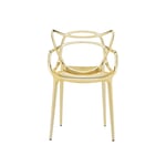 Kartell - Masters Chair 5864, Gold - Guld - Matstolar - Plast