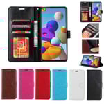 Samsung Galaxy S24 PLUS Skal Plånboksfodral i LÄDER - 3 Kort - 6 Färger - ROSA rosa