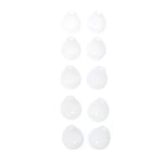Xiaoyao24 10pcs/lot Soft Silicone Ear Pads Eartips Compatible for Sony- WI-SP500 Compatible for Samsung- S7 S6 Edge 9200 Level U in-Ear Headphones Earphone