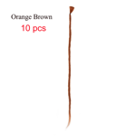 1 Pc 20 " Dreadlocks Extensions Hair Extension Crochet Braide Orange Brown(10pcs)