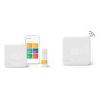 tado° Wired Smart Thermostat Starter Kit V3+ Gives You Full Control Over Your Heating From Anywhere & Wireless Temperature Sensor - Wifi Add-On Product For Smart Radiator Thermostat