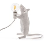 Mouse Lamp Step standing bordslampa USB vit