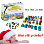 Calendar Gift Box Countdown Toys Cars Christmas Advent Calendar Trucks