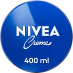 NIVEA Creme Tin (400ml), Moisturising Cream Provides 400 ml (Pack of 1) 