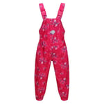 Regatta Childrens/Kids Muddy Puddle Peppa Pig Floral Dungarees - 24-36 Months