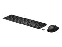 Hp 650 - Sats Med Tangentbord Och Mus - Trådlös - Qwerty - Engelska - Svart - För Laptop 15-Dw1025nk  Pavilion Plus Laptop 14-Eh0660nd