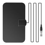 HDTV Indoor Freeview Antenna TV plate antenna Aerial Digital Amplifier 50 Mile Long Range Thin Plate Antenna