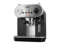 Gaggia Carezza Deluxe RI8525 - Kaffemaskin med capuccinatore - 15 bar - svart bläck