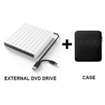 Graveur de DVD RW CD externe USB 3.0 Slim Portable DVD Optical Drive CD-ROM 24X Player CD-R 24X Reader For Laptop Macbook PC,KLJ32