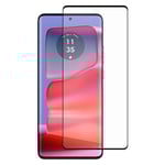 2-PACK SKALO Motorola Edge 50 Pro 5G Heltäckande Skärmskydd Härdat Glas - Svart Svart