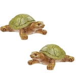 Creativ Polyresin Figur - Sköldpadda 2 st 6.5 cm