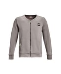 Under Armour Mens UA Summit Knit Graphic Full Zip Hoody in Grey - Size Small