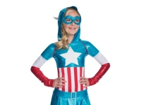 Captain America-dräkt, flicka