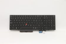 Lenovo ThinkPad T15g 1 P15 1 Keyboard Canadian French Black Backlit 5N20Z74855
