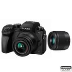 Panasonic Lumix Compact Camera Lumix 25Mm Prime Lens DMC-G7KEB-K H-H025E-K