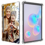 SHUMEI Compatible with Samsung Galaxy Tab S6 10.5" 2019 (SM-T860 / SM-T865 LTE) Case Personalized Photo Gift Shock Absorption Soft Transparent TPU Protective cover DIY HD Pictures
