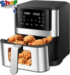 7L  Air  Fryer ,  10 - In - 1  Smart  Air  Fryer  with  Visible  Cooking  Window