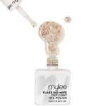 Mylee Gel Polish Rose Gold Flake No Wipe Top Coat - 15ml