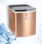 unknow Stainless Steel Automatic Ice Maker Machine, Portable Small Commercial Counter Top Electric Ice Cube Maker, Makes 30kg Of Ice Per 24 Hours.