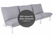 Blixt 3-sits soffa Vit/Rosa