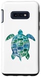 Coque pour Galaxy S10e Save The Turtles Tortue de mer Animaux Océan Tortue de mer