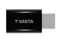 Varta 57945101401, Micro Usb, Usb Type C, Svart