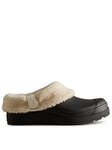 Hunter Play Sherpa Insulated Clog Shoes - Black, Black, Size 7, Women