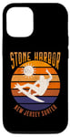 iPhone 14 Pro New Jersey Surfer Stone Harbor NJ Sunset Surfing Beaches Case